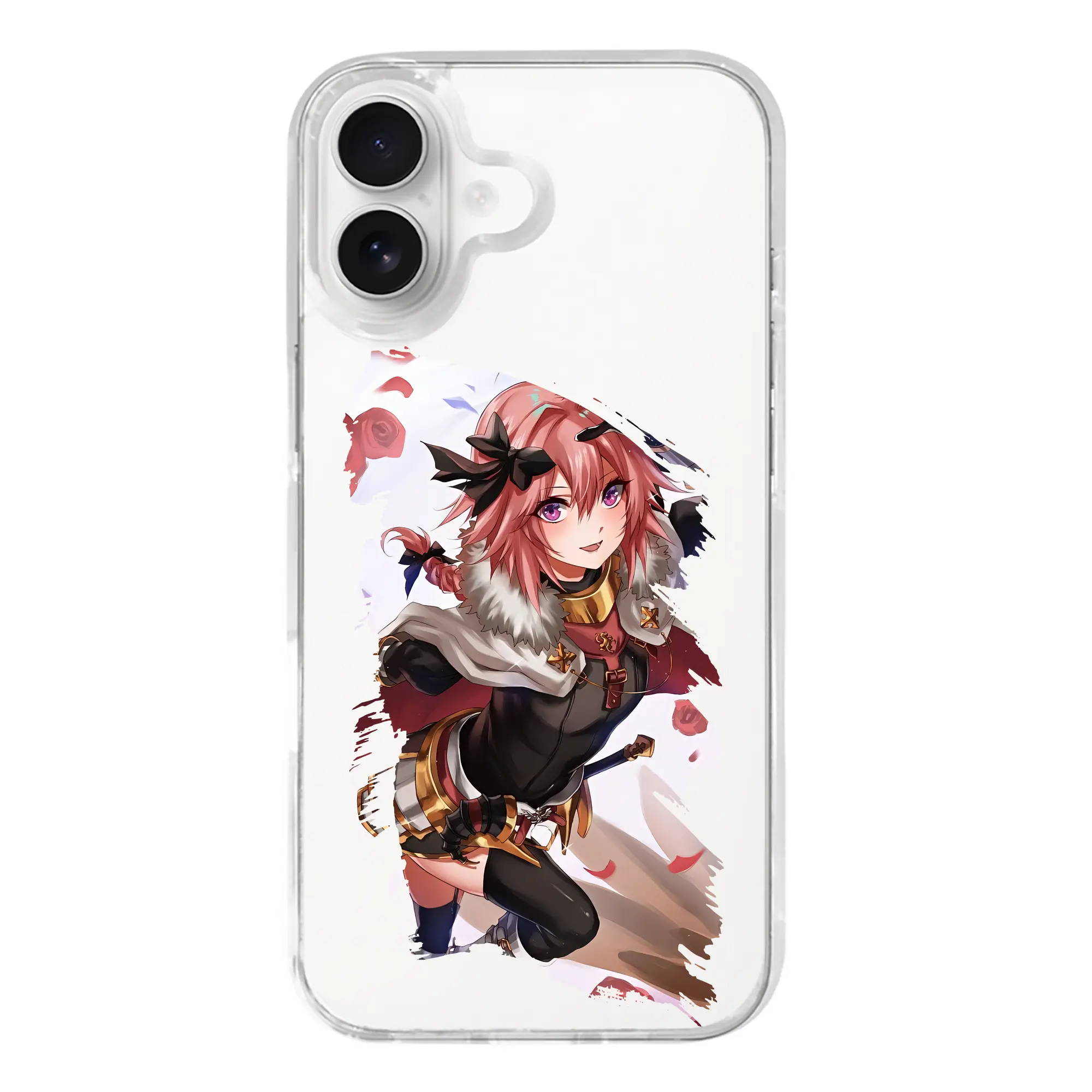 FGO グッズ,アストルフォ - iPhone 17シリーズ 透明スマホケース – 薄型・耐衝撃・精密フィット保護カバー